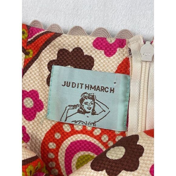 Judith March  Women's Strapless Dress Size L Multicolor Floral - Picture 8 of 11